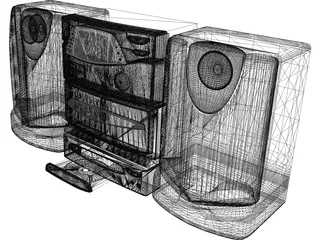 Philips Audio Mini-System 3D Model preview