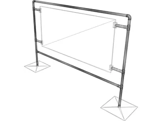 Graphics Display Panel 3D Model preview