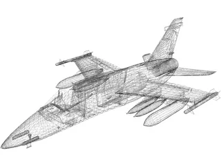 Embraer AMX A1 3D Model preview