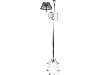 Lamp Country 3D Model preview