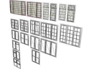 Windows Collection 3D Model preview