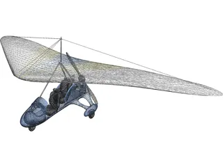 Microlight 3D Model preview