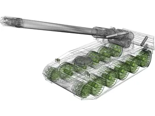 M110 SP Artillery 3D Model preview