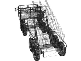 MIM-101 Patriot Mounted 3D Model preview