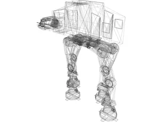 Star Wars Imperial Walker 3D Model preview
