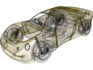 Lotus Elise 3D Model preview