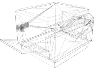 Xerox Copier 3D Model preview
