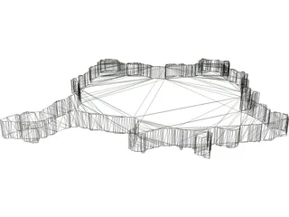Kosova 3D Model preview