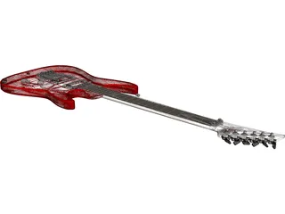 Guitar Electric Jackson DXMG 3D Model preview