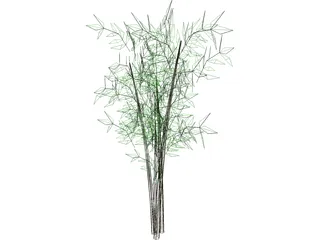 Bamboo Tree 3D Model preview
