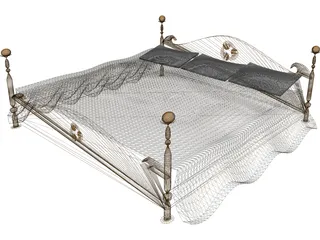 Bed 3D Model preview