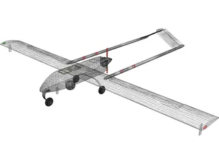 US Army Tactical Unmanned Aerial Vehicle (TUAV) 3D Model preview
