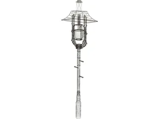 Lamp Bridge 3D Model preview