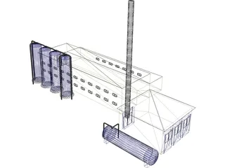 Factory 3D Model preview