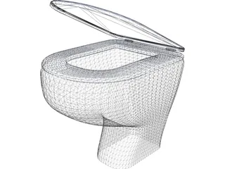 Toilet WC 3D Model preview