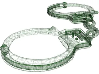 Handcuffs 3D Model preview