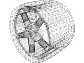 Wheel 3D Model preview