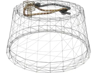 Rum Keg 3D Model preview