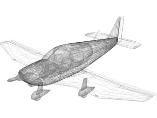 Robin DR400 3D Model preview