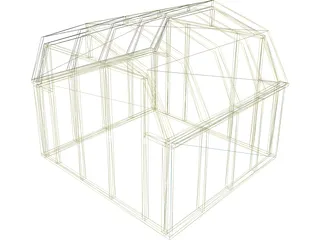 Cabana 3D Model preview