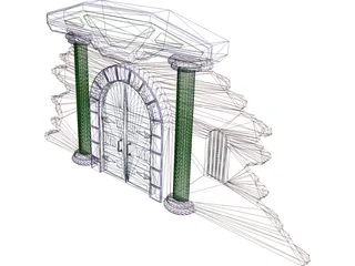 Archway Crypt 3D Model preview