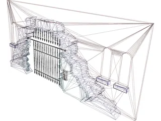 Archway Caged 3D Model preview