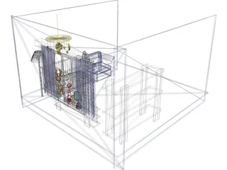Baby Room 3D Model preview
