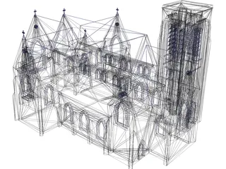 Church Gothic 3D Model preview