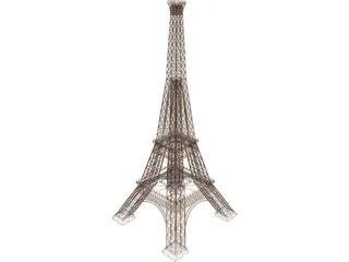Eiffel Tower 3D Model preview