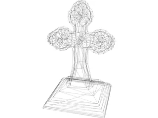 Gothic Grave 3D Model preview