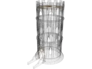 Tower Prison 3D Model preview