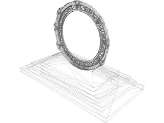 Stargate 3D Model preview