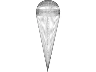 MER Parachute 3D Model preview