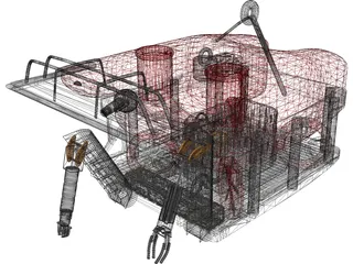 Quest Deep Sea Sub 3D Model preview