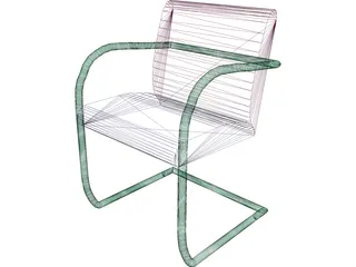 Brno Chair 3D Model preview