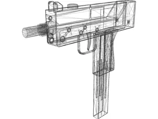 Ingram M10 3D Model preview