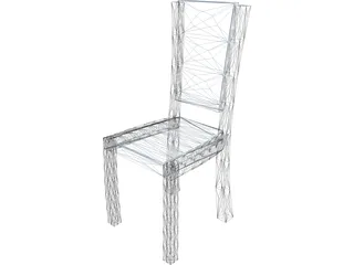 Chair Luna 3D Model preview