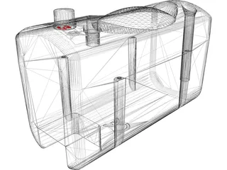 Computer Speaker 3D Model preview