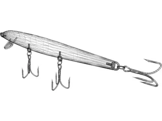 Fishing Lure 3D Model preview