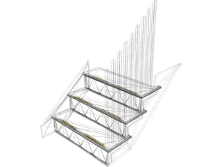 Staircase 3D Model preview