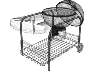 Charcoal Grill 3D Model preview