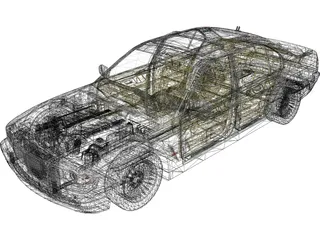 BMW 750iL 3D Model preview