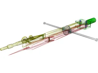 Beam Compass 3D Model preview