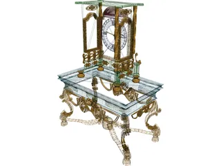 Clock 3D Model preview
