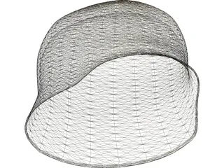 WW2 Nazi Helmet 3D Model preview