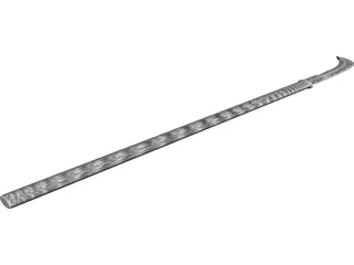 Naginata 3D Model preview