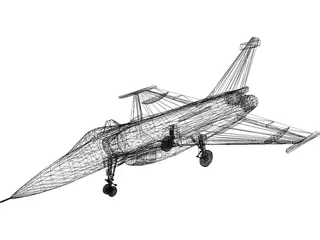 Dassault Rafale [+Gear] 3D Model preview