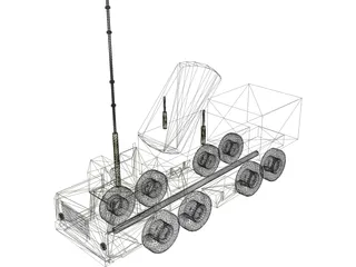 SA10 Par Truck 3D Model preview