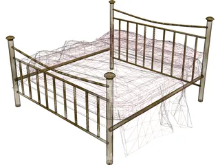 Bed 3D Model preview
