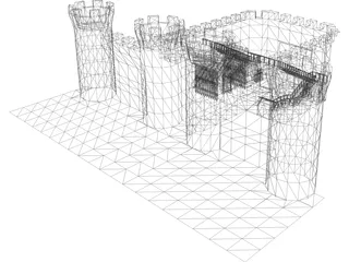 Castle Keep 3D Model preview